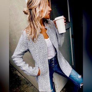 VICI Tayshia pocketed herringbone coat